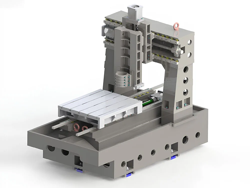 CNC engraving and milling machine castings