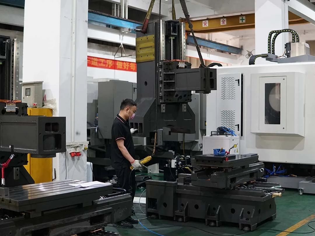 Cast iron for vertical machining centers